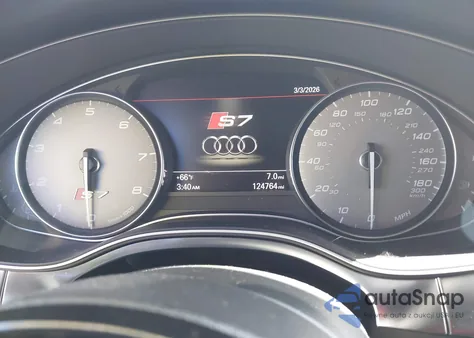2013 Audi S7 4.0T Prestige z USA, uszkodzony, nr VIN WAU32AFC4DN030803
